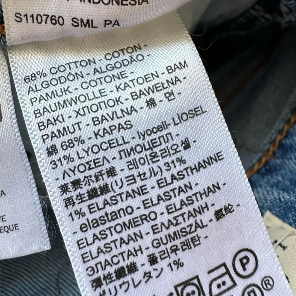 Levis premium Levi’s 512 slim taper flex jeans pants skinny‎ size 28 28x32